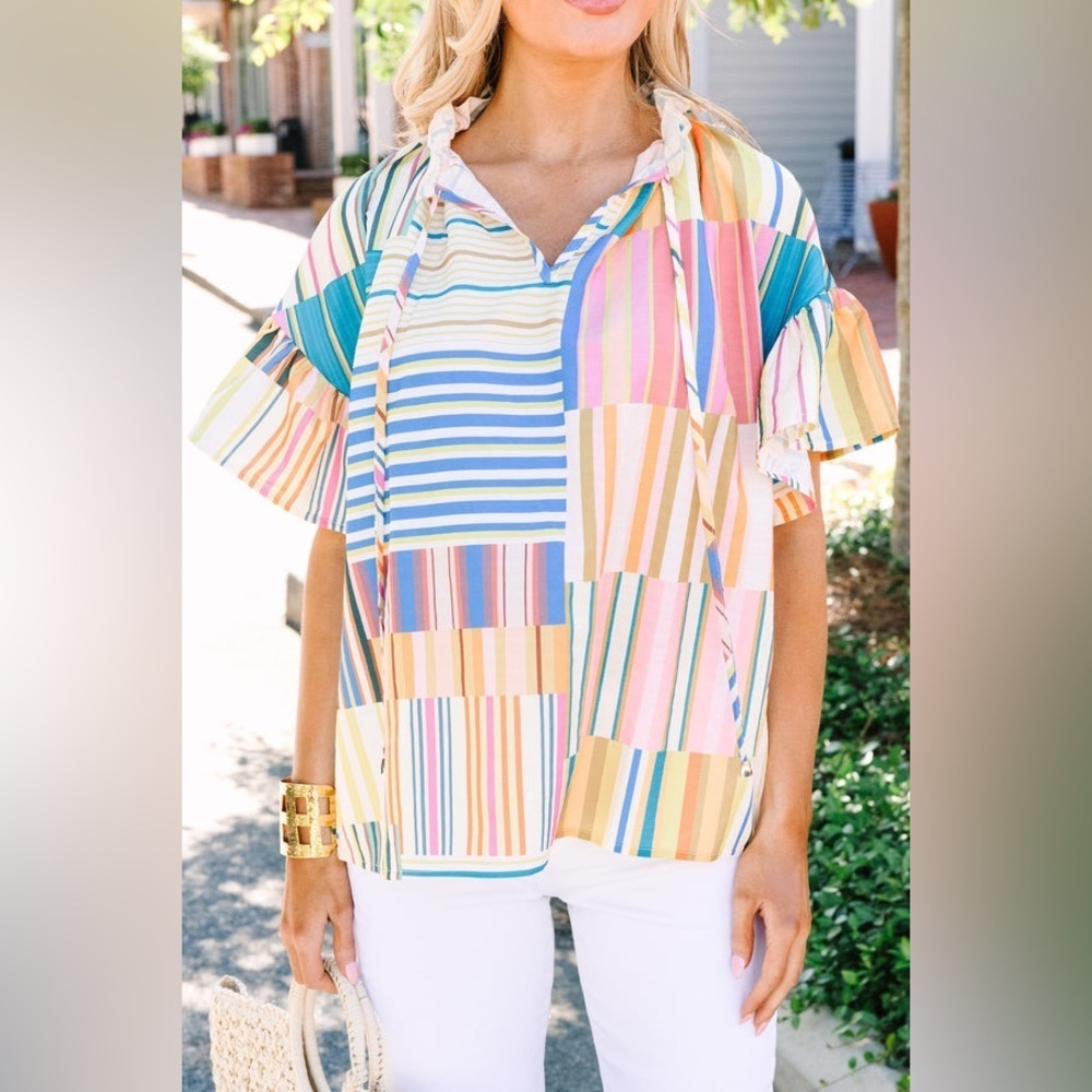 Striped blouse - Picture 2 of 8